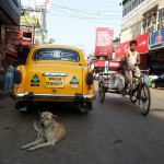 Kolkata sokakları.