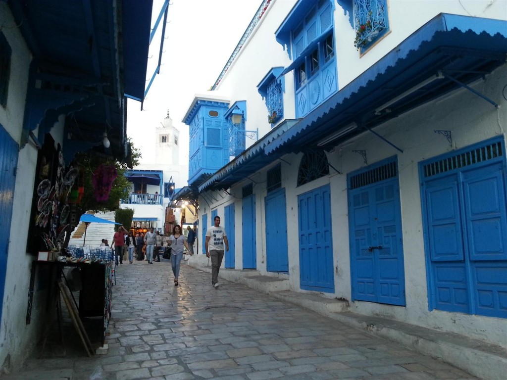 Sidi Bou Said sokakları.