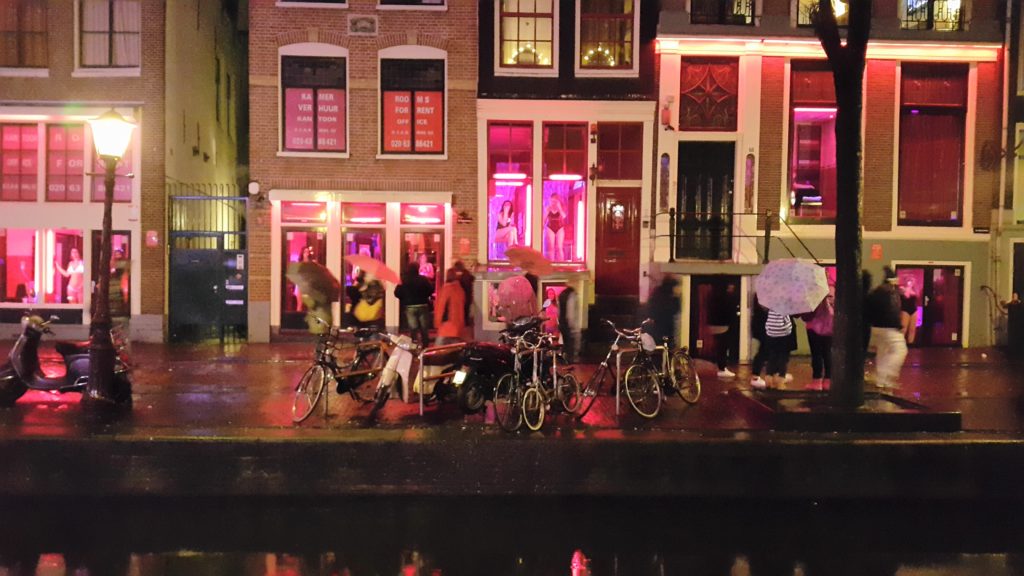 Amsterdam Red Light District Camekanları